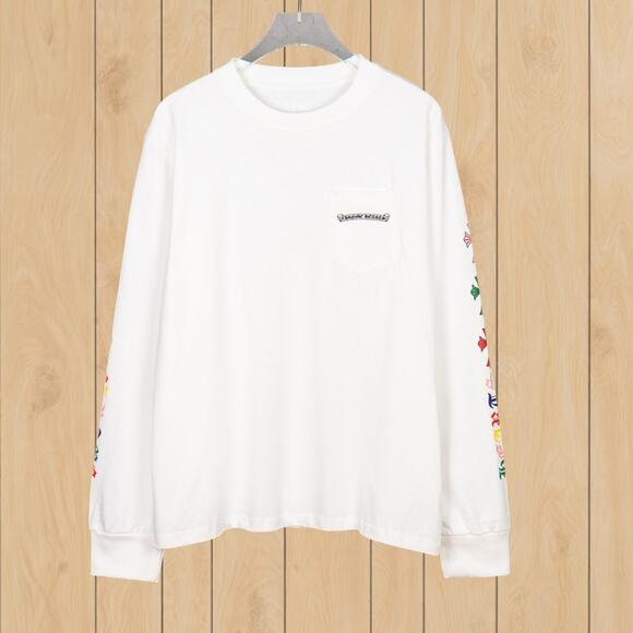 Chrome Hearts Men's Classic White Long Sleeve Shirt - Picture 1 of 4